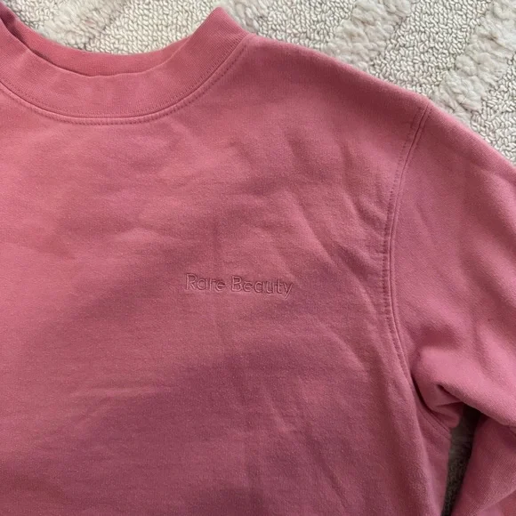 Rare Beauty Selena Gomez Use Kind Words Crewneck Sweatshirt Pink XS - Picture 2 of 8